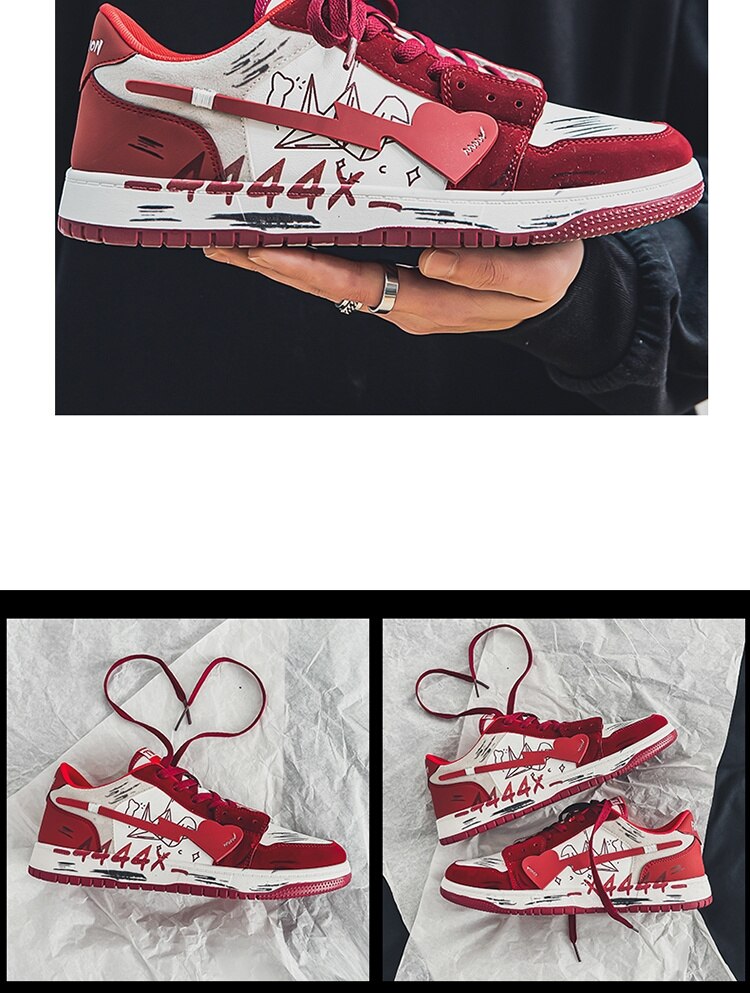 DH24 Urban Red Skate Shoes