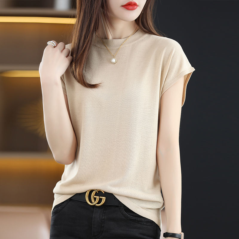 &OS relaxed fine knit T-shirt