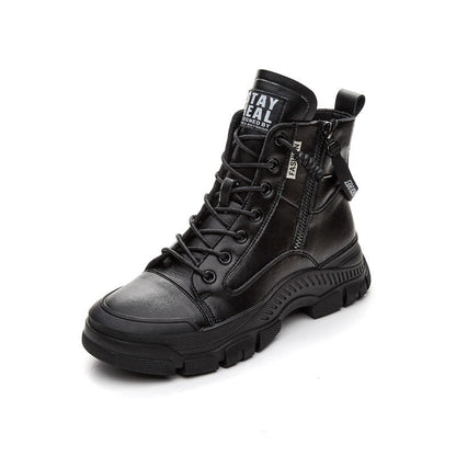 Black / 4.5 Winter leather shoes Ladies 14:193;200000124:200000285