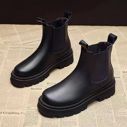 black Without velvet / 35 Platform winter boots women's shoes 14:193#black Without velvet;200000124:200000333