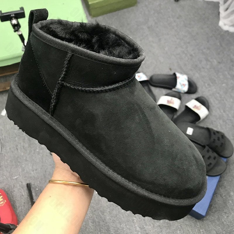 women's snow ankle boots - winter warm