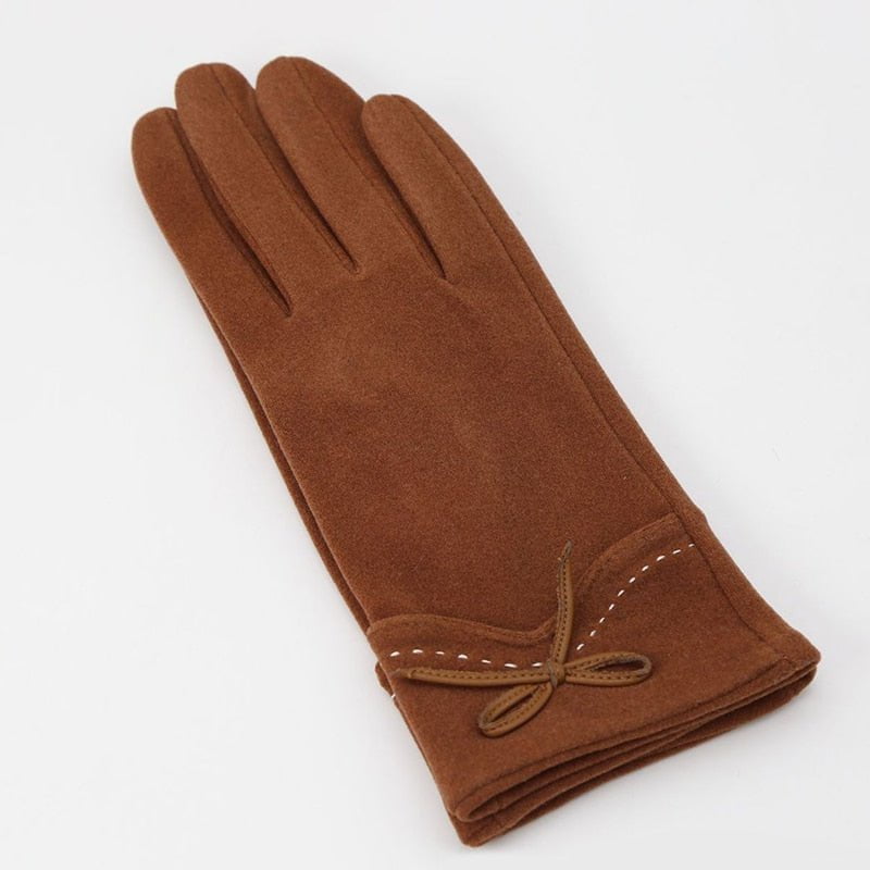 caramel / One Size women's winter gloves touch screen 14:10#caramel;200000287:200003528