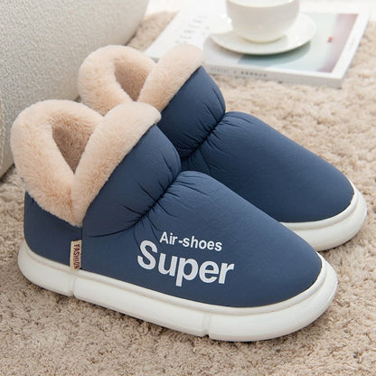 blue / 36-37(fit35-36) winter plush slippers-super 14:1254#blue;200000124:152#36-37(fit35-36)