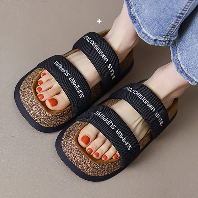 women's platform sandals slippers