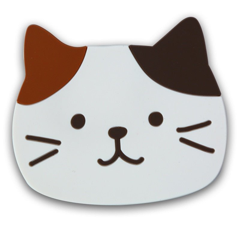 China / 0001 / 10x9cm Cute cat placemat Waterproof 200007763:201336100;14:10#0001;5:361385#10x9cm
