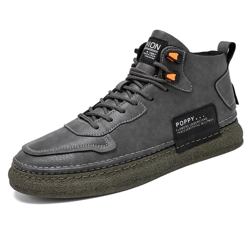 RAGNAR 'The Viking' leather sneakers