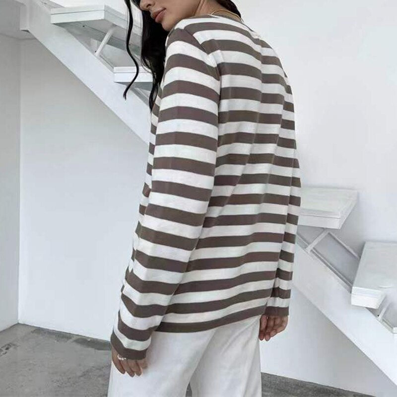 River "IS01-WIP" knit stripes sweater