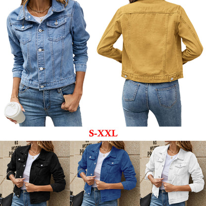 Yours denim jacket with pockets