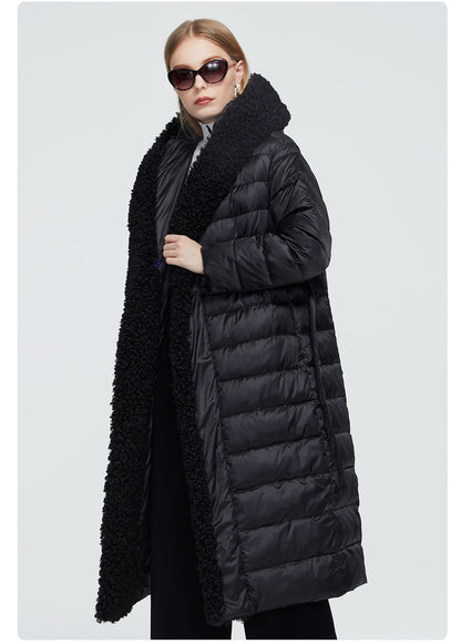 URBAN 'GOOD' long coat  parka with fur hood