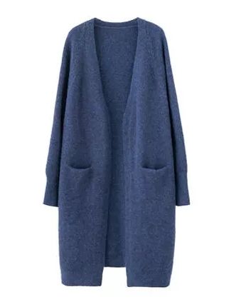 Royal Blue / One Size oversize long sweater cardigans jacket coat ln 14:200013902;5:200003528