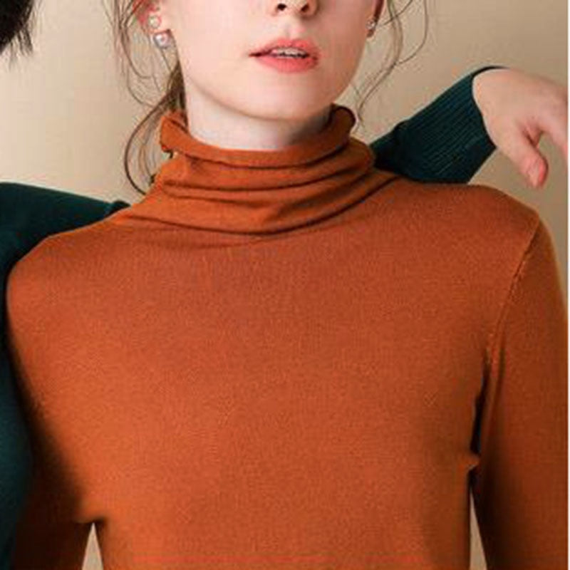 Topwoman-XS lightweight sweater with turtleneck