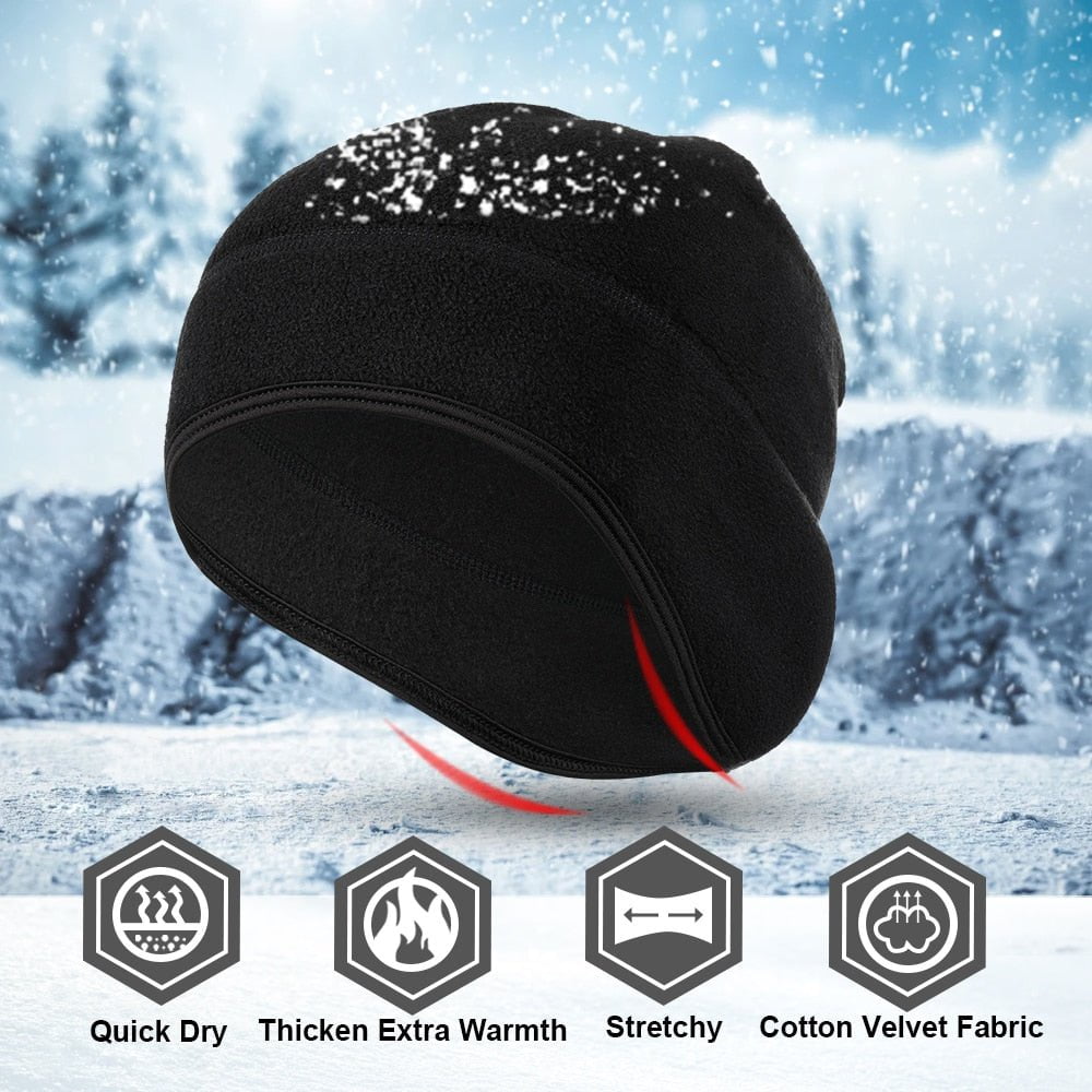 Warm winter cap with ear covers