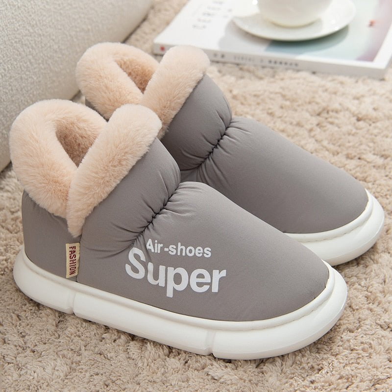 light gray / 36-37(fit35-36) winter plush slippers-super 14:193#light gray;200000124:152#36-37(fit35-36)