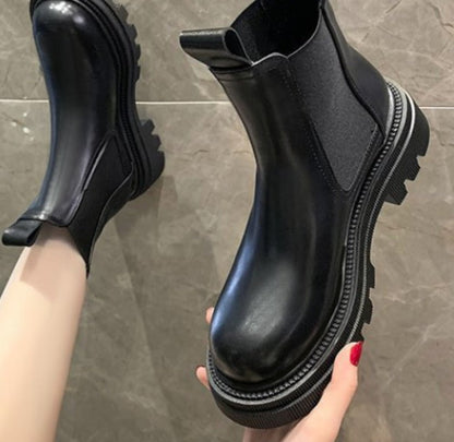 Platform winter boots women's shoes