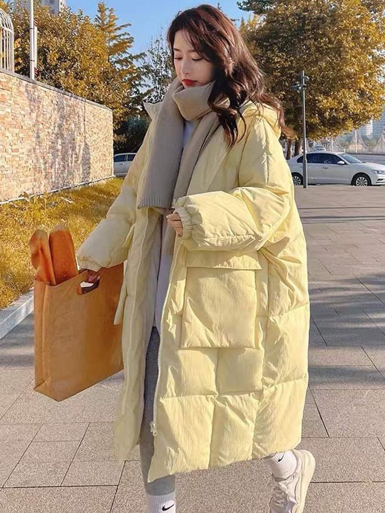 Womens winter jackets long down Puffer