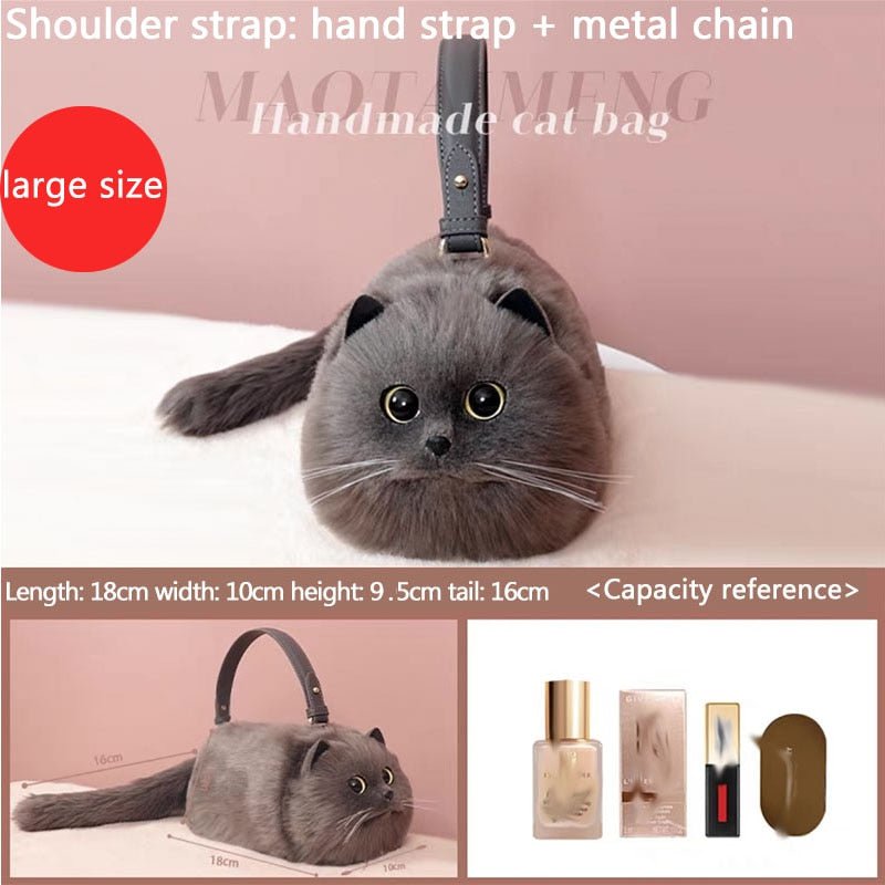 M cat shaped princess shoulder bag 14:175#M