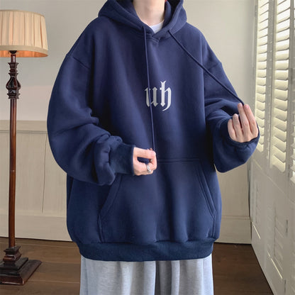 BlueGray / M hoodies "UH" fashion 14:1052#BlueGray;5:361386