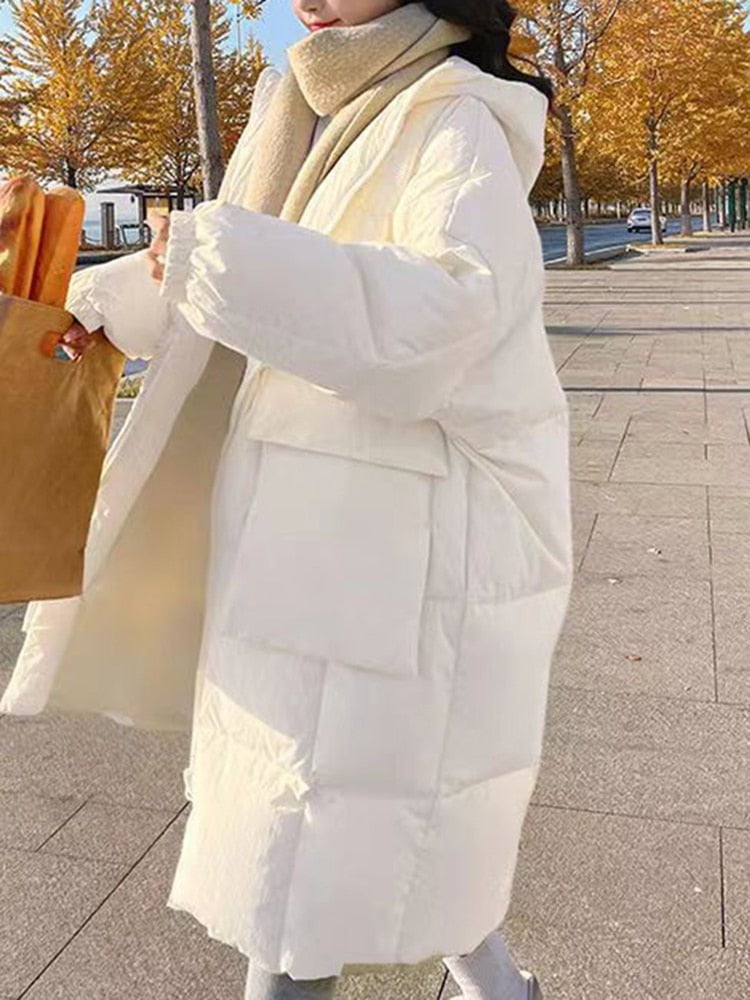 White / S Womens winter jackets long down Puffer 14:29#White;5:100014064