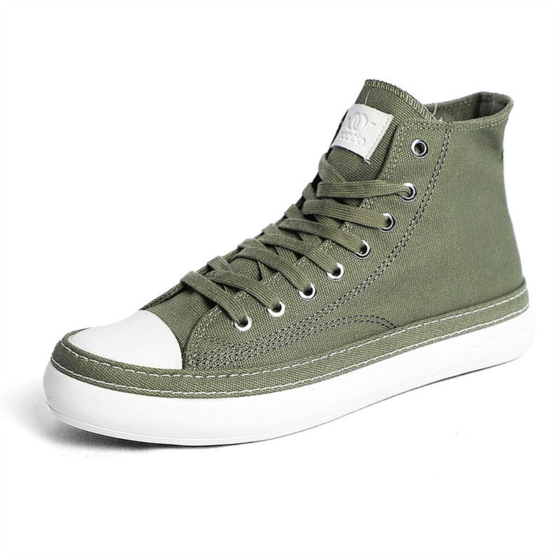 KL-classic high-top canvas vamp sneakers