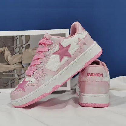 "STAR GW21" skate sneakers in pink