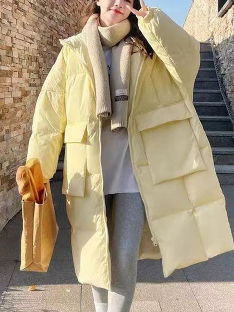 Womens winter jackets long down Puffer