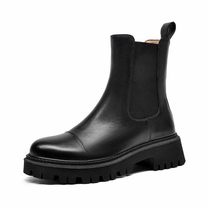 R13 ReLeather ankle platform chelsea boots
