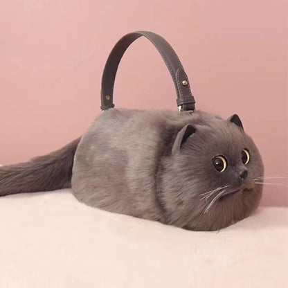 cat shaped princess shoulder bag