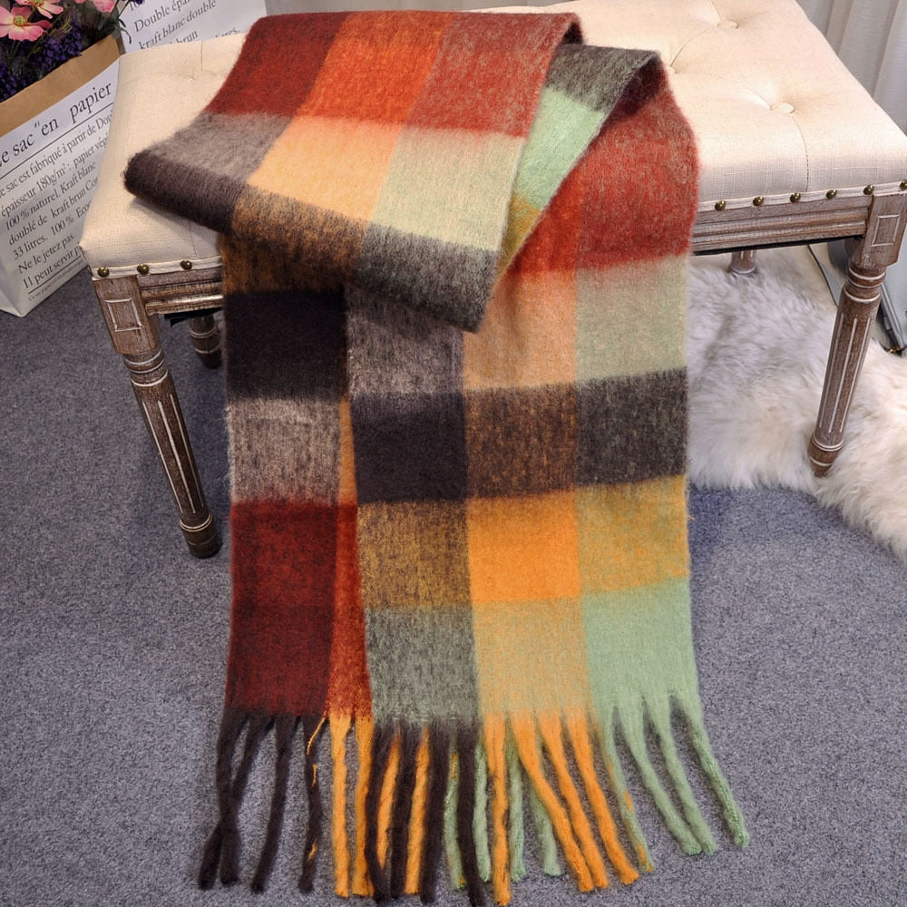 Premium winter cashmere scarf