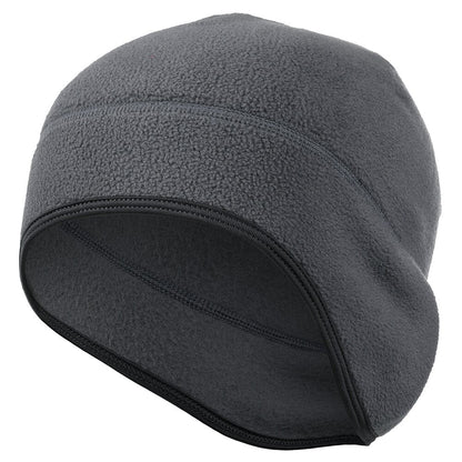 Dark Gray Warm winter cap with ear covers 14:200004890#Dark Gray