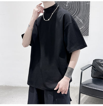 LB oversized t-shirt with turtle neck