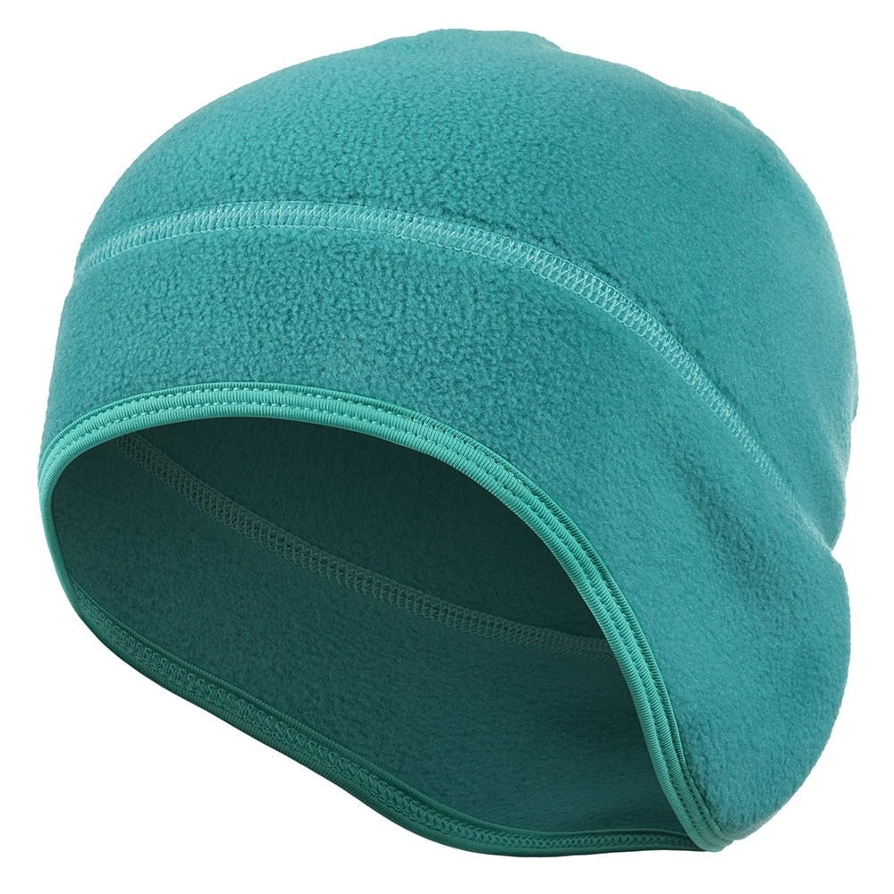 Mars Green Warm winter cap with ear covers 14:175#Mars Green