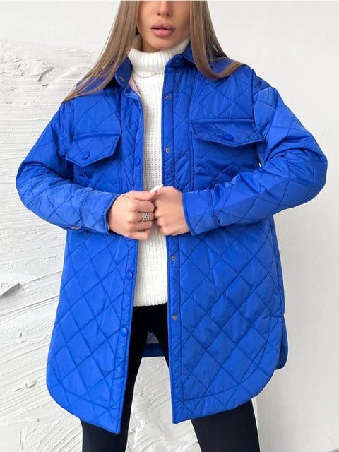 women'swWinter jacket super hot Blue / XS women's winter jacket super hot WWS:6804365533245.16