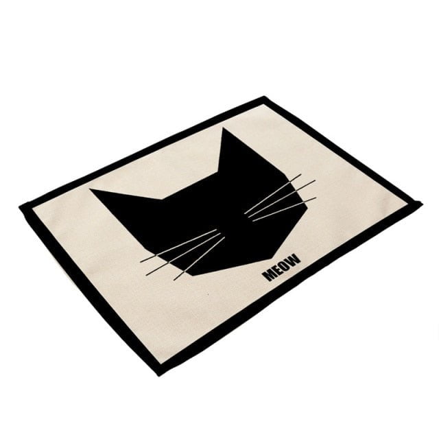 dining mat 2CD-MA0003-6 Black Cat  Kitchen/Table Mats
