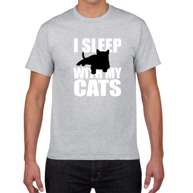 cat t-shirt, t-shirt, men tshirt F908MT grey / S Best men's grey t shirt MCG:0022118575540.01