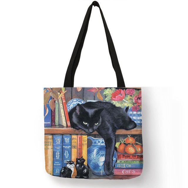 Accessories#follow, Cat Bag, Cat handbag, Cat Tote Bag 001 Cat Torte Bag