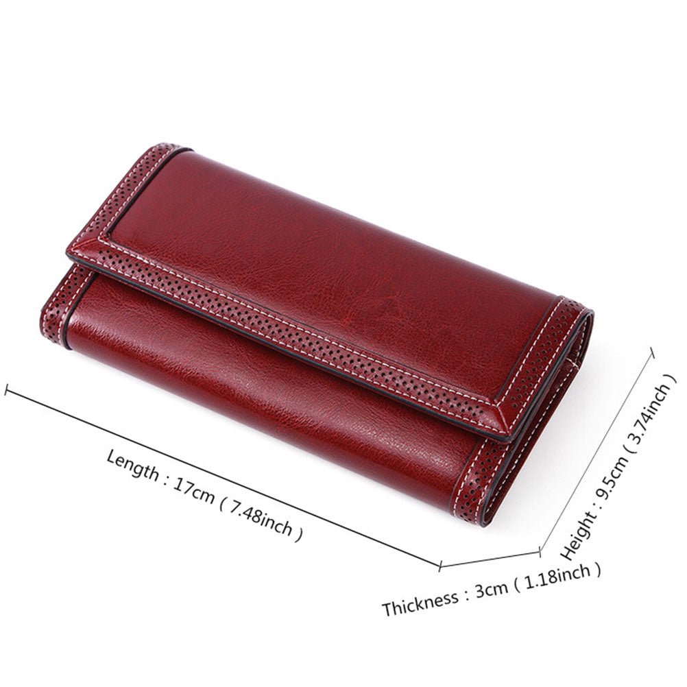Wallet, long wallet Sarah's Long Leather Wallet