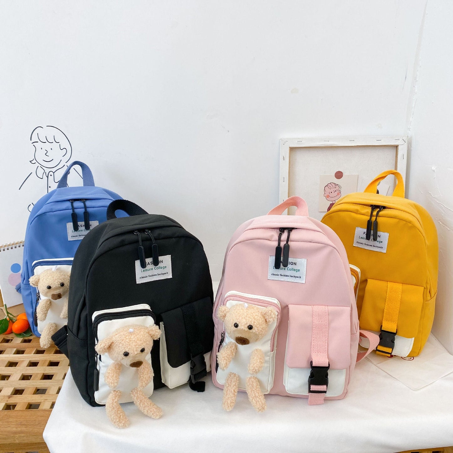 cat bag, backpack, Backpack with cats