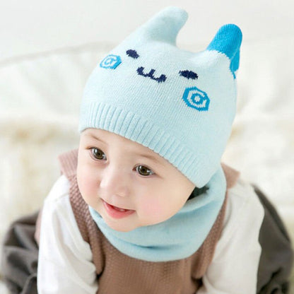 Bat hats, baby hats scarf Navy Blue Baby Hat Scarf BHS:0066411483026.05