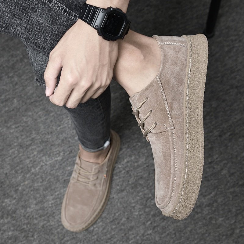 Suede leather sneakers shoe Suede Leather Sneakers shoe