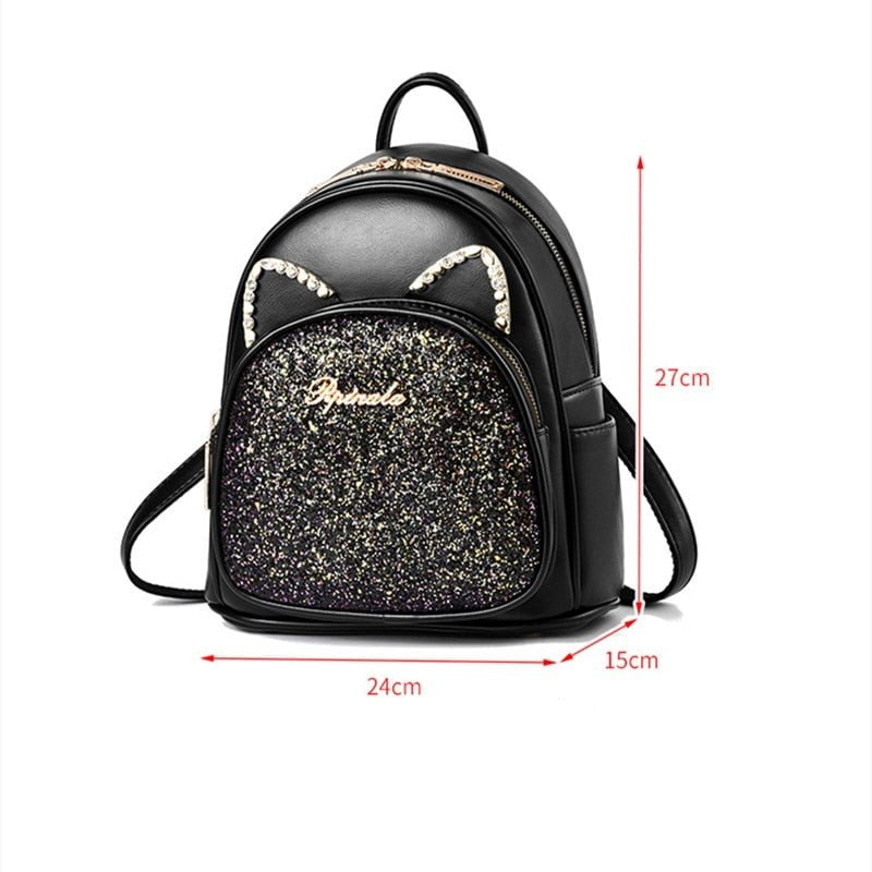 cat backpack for girl, backpack, back bag, women backpack, school backpack Lovely Cat Girl's Backpack