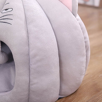 Cat Bed, Cat Bed Cave, Cat Covered Bed Cat Pumpkin Bed