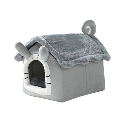 Cat Bed, Cat Bed Cave, Cat Covered Bed, House Cat Bed 3 / M 48x40x39cm Foldable Cat House