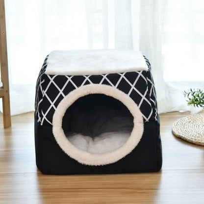 Cat Bed, Cat Bed Cave, Cat Covered Bed, House Cat Bed Cat Box Bed