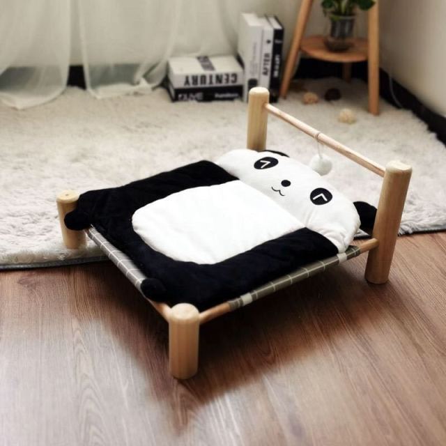 Cat Bed, Cat Bed Cave, Cat Covered Bed, House Cat Bed Panda / L Cat Sleeping Bed