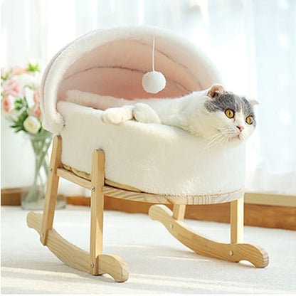 Cat Bed, Nest Bed, Cat Covered Bed, Bed Cat Nest Cat Nest  Pink Bed