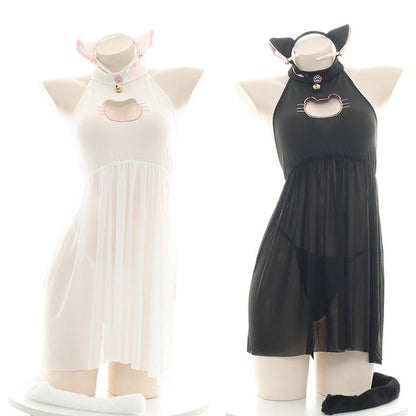 cat dress, women cat dress, lady cat dress, dress Maid Nightdress base