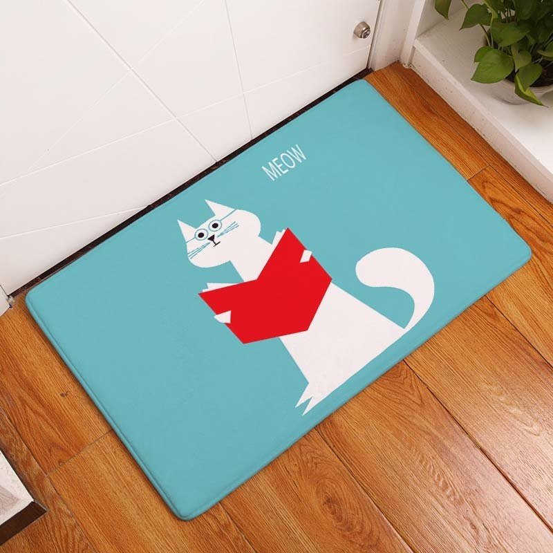 cat floor mat, doormat, cat carpet 4 / 40x60cm FUNNY Cat Floor Mat
