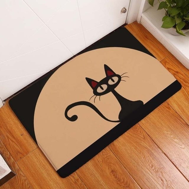 cat floor mat, doormat, cat carpet FUNNY Cat Floor Mat