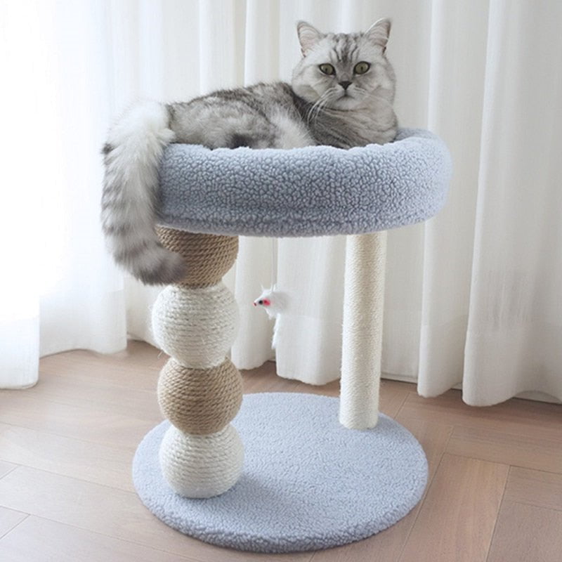 cat scratchier board, scratchier pad, cat tower, cat tree, cat hammock Gray GATO-Cat Tree Tower
