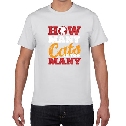 cat t-shirt, t-shirt, men tshirt F886MT white / S Men's white t shirt cats MCW:002682083478.86